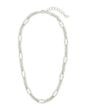 Load image into Gallery viewer, Tegan Textured Long Link Necklace