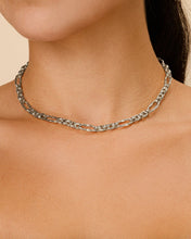 Load image into Gallery viewer, Tegan Textured Long Link Necklace