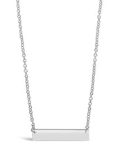 Load image into Gallery viewer, Sterling Silver Mini Bar Pendant