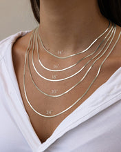 Load image into Gallery viewer, Sterling Silver Herringbone Chain