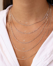 Load image into Gallery viewer, Sterling Silver Paperclip Chain Necklace