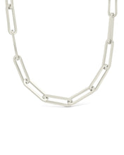 Load image into Gallery viewer, Sterling Silver Paperclip Chain Necklace