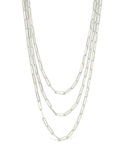 Load image into Gallery viewer, Sterling Silver Paperclip Chain Necklace