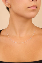 Load image into Gallery viewer, Sterling Silver Janina Delicate Twisted Chain Necklace