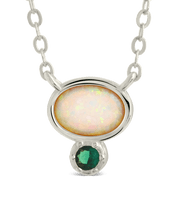 Load image into Gallery viewer, Lana Opal Pendant Necklace