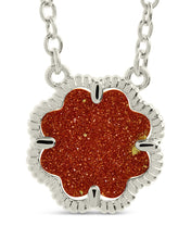 Load image into Gallery viewer, Rose Petal Pendant Necklace
