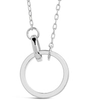 Load image into Gallery viewer, Mishel Mother of Pearl Interlocking Circles Pendant Necklace