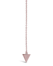 Load image into Gallery viewer, Triple Layer Triangle Drop Chain Necklace