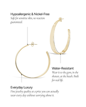Load image into Gallery viewer, Graduating Hoop Earrings