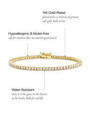 Load image into Gallery viewer, Mirabell CZ Tennis Bracelet