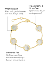 Load image into Gallery viewer, Rose Petal Station Bracelet