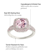 Load image into Gallery viewer, Sterling Silver Pink CZ Legacy Ring