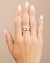 Load image into Gallery viewer, Sterling Silver Maisey CZ Studded Open Ring