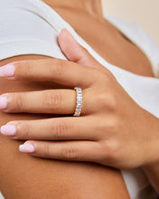 Load image into Gallery viewer, Sterling Silver Rio Baguette CZ Ring
