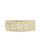 Load image into Gallery viewer, Sterling Silver Yvonne CZ Stacking Ring