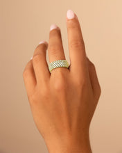 Load image into Gallery viewer, Sterling Silver Yvonne CZ Stacking Ring
