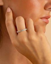 Load image into Gallery viewer, Sterling Silver Gracie CZ Eternity Ring