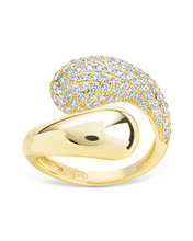 Load image into Gallery viewer, Sterling Silver Cecilia CZ Open Ring