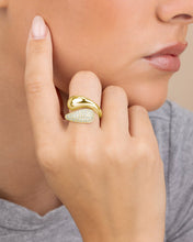 Load image into Gallery viewer, Sterling Silver Cecilia CZ Open Ring
