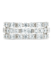 Load image into Gallery viewer, Sterling Silver Kornelia Eternity Ring