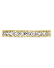 Load image into Gallery viewer, Sterling Silver 3mm Thin CZ Band Ring
