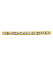 Load image into Gallery viewer, Sterling Silver 1.5mm Thin CZ Band Ring