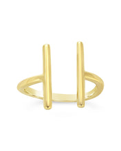 Load image into Gallery viewer, Sterling Silver Parallel Bar Ring