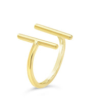 Load image into Gallery viewer, Sterling Silver Parallel Bar Ring