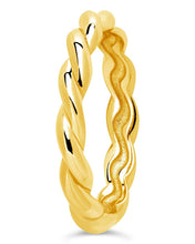 Load image into Gallery viewer, Sterling Silver Nixie Twist Band Ring