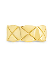 Load image into Gallery viewer, Sterling Silver Audrey Quilted Textured Ring
