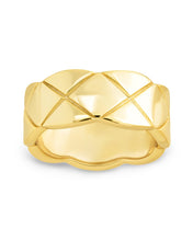 Load image into Gallery viewer, Sterling Silver Audrey Quilted Textured Ring