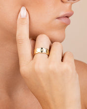 Load image into Gallery viewer, Sterling Silver Audrey Quilted Textured Ring
