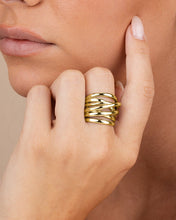 Load image into Gallery viewer, Sterling Silver Rebecca Layered Stacking Ring