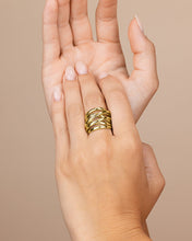 Load image into Gallery viewer, Sterling Silver Rebecca Layered Stacking Ring