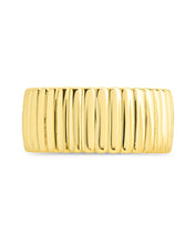 Load image into Gallery viewer, Sterling Silver Robyn Ribbed Band Ring
