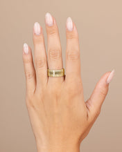 Load image into Gallery viewer, Sterling Silver Robyn Ribbed Band Ring