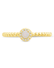 Load image into Gallery viewer, Sterling Silver Layla Opal Textured Ring