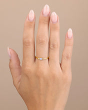 Load image into Gallery viewer, Sterling Silver Karina CZ Mother of Pearl Ring