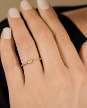 Load image into Gallery viewer, Sterling Silver Corrine Opal & CZ Ring