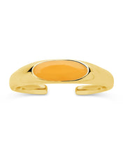 Load image into Gallery viewer, Sterling Silver Enamel Open Signet Ring