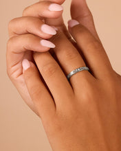 Load image into Gallery viewer, Sterling Silver Ethel CZ Band Ring