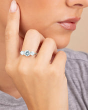 Load image into Gallery viewer, Sterling Silver Nia CZ Round Ring