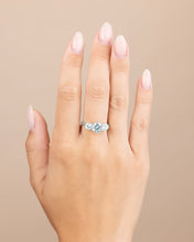 Load image into Gallery viewer, Sterling Silver Nia CZ Round Ring