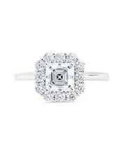 Load image into Gallery viewer, Sterling Silver Shaina CZ Cushion Ring