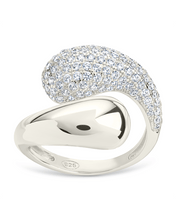 Load image into Gallery viewer, Sterling Silver Cecilia CZ Open Ring
