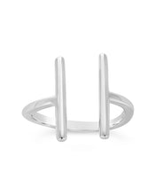 Load image into Gallery viewer, Sterling Silver Parallel Bar Ring