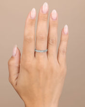 Load image into Gallery viewer, Sterling Silver Stacey Textured Band Ring