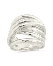 Load image into Gallery viewer, Sterling Silver Rebecca Layered Stacking Ring
