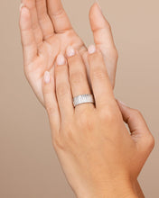Load image into Gallery viewer, Sterling Silver Robyn Ribbed Band Ring