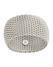 Load image into Gallery viewer, Sterling Silver Wide Mesh Ring